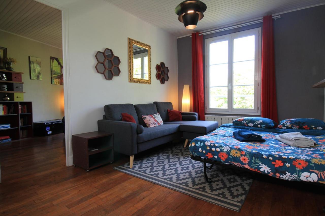 Disponible - Appartement Entier - Ligne H 15Mn Paris-Gare Du Nord, Parking Rue Gratuit, 4 Pers, Station De Train En Face Toutes Les 15Mn, Hippodrome, Cdfas, Universite, Borne Electrique, 1Er Etage Eaubonne Zewnętrze zdjęcie