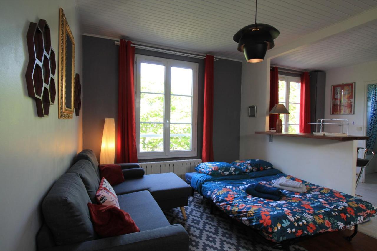 Disponible - Appartement Entier - Ligne H 15Mn Paris-Gare Du Nord, Parking Rue Gratuit, 4 Pers, Station De Train En Face Toutes Les 15Mn, Hippodrome, Cdfas, Universite, Borne Electrique, 1Er Etage Eaubonne Zewnętrze zdjęcie